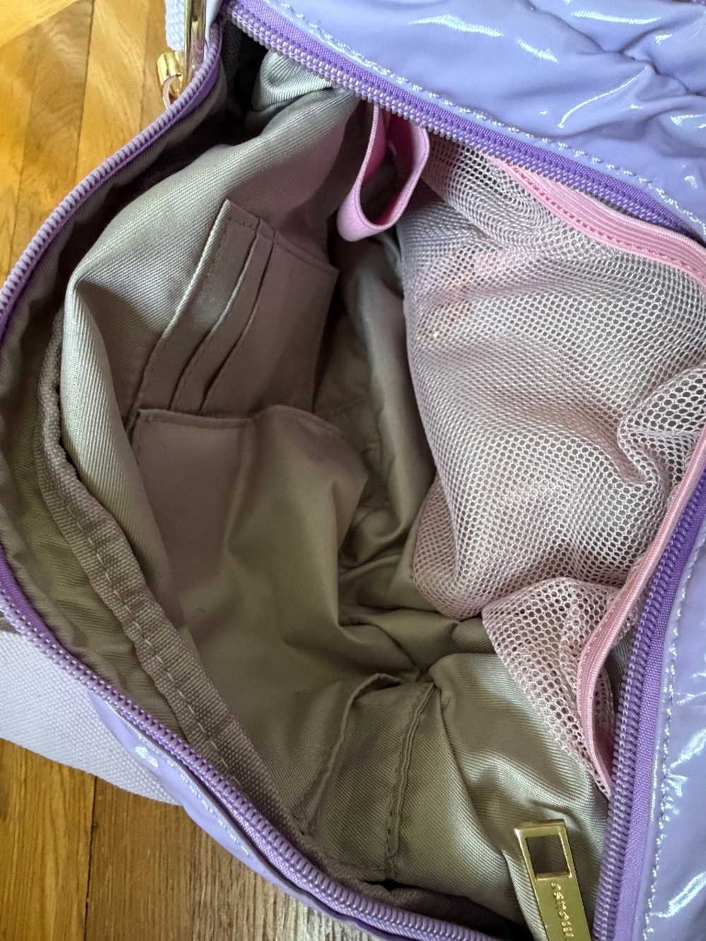 Citymouse Purple Puffy Crossbody Diaper Bag - Picture 8 of 8